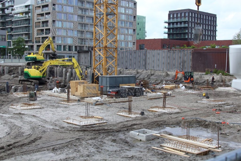 Republica construction site, June 2021